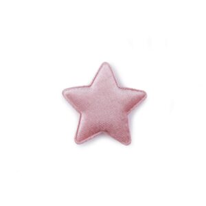 SET 50 PZ STELLA IN VELLUTO D5,5 CM rosa (Cod. 34487-02)