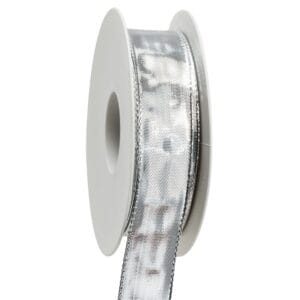 GLITZER NASTRO MM25 MT25 argento (Cod. 9784-01)