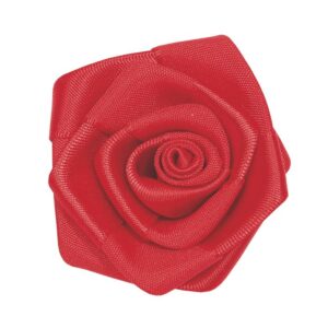 SET 15 PZ. ROSE SATIN ADESIVE CM4,5 ROSSO rosso (Cod. 34359-01)