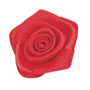 SET 24 PZ ROSE SATIN ADESIVE CM2,5  rosso (Cod. 34360-01)