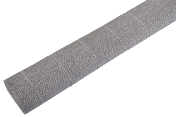 CARTA CRESPA TINTA UNITA GR.180 H.CM.50 MT.2,50 grigio-565 (Cod. 170-06)