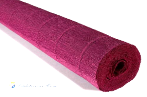 CARTA CRESPA TINTA UNITA GR.180 H.CM.50 MT.2,50 vinaccia-588 (Cod. 170-11)