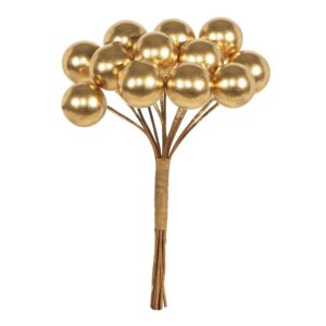 SET 6 PICK GOLD H7 CM  (Cod. 34363-01)