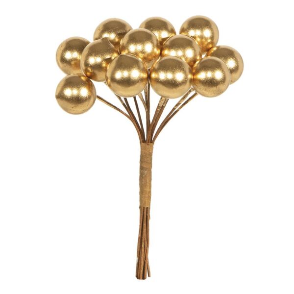 SET 6 PICK GOLD H7 CM  (Cod. 34363-01)