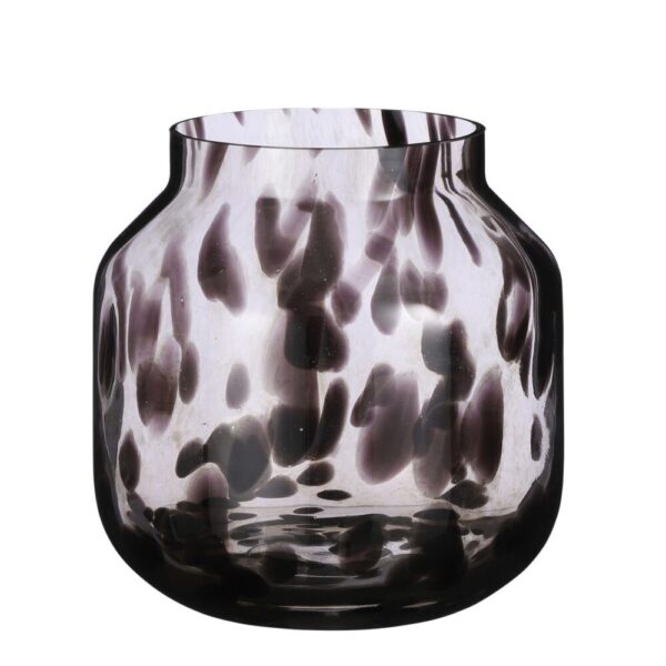 VASO VETRO PANTERA H 26,5 D 26 CM  (Cod. 34483-01)