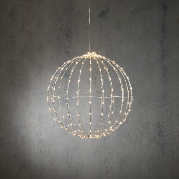 SFERA 260 LED BIANCO CLASSICO CON TIMER D40 CM  (Cod. 34555-01)
