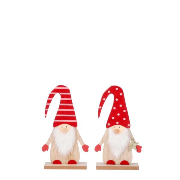 DECORO BABBO NATALE 16X6 H28 CM (1 pz)  (Cod. 34564-01)