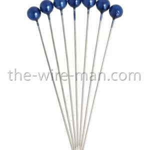 SPILLI PERLE 65/60MM D6 MM 100 PZ blu (Cod. 30527-08)
