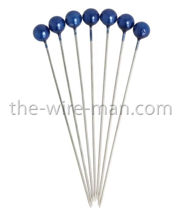 SPILLI PERLE 65/60MM D6 MM 100 PZ blu (Cod. 30527-08)