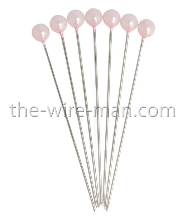 SPILLI PERLE 65/60MM D6 MM 100 PZ rosa (Cod. 30527-13)