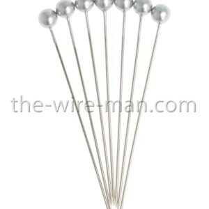 SPILLI PERLE 65/60MM D6 MM 100 PZ argento (Cod. 30527-16)