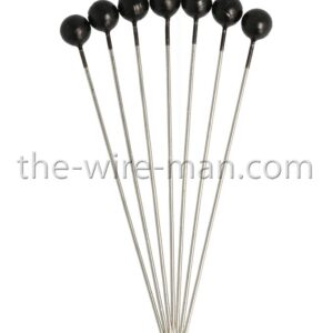 SPILLI PERLE 65/60MM D6 MM 100 PZ nero (Cod. 30527-17)