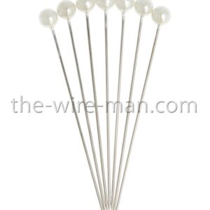 SPILLI PERLE 65/60MM D6 MM 100 PZ bianco (Cod. 30527-19)