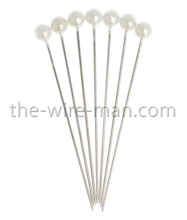 SPILLI PERLE 65/60MM D6 MM 100 PZ bianco (Cod. 30527-19)