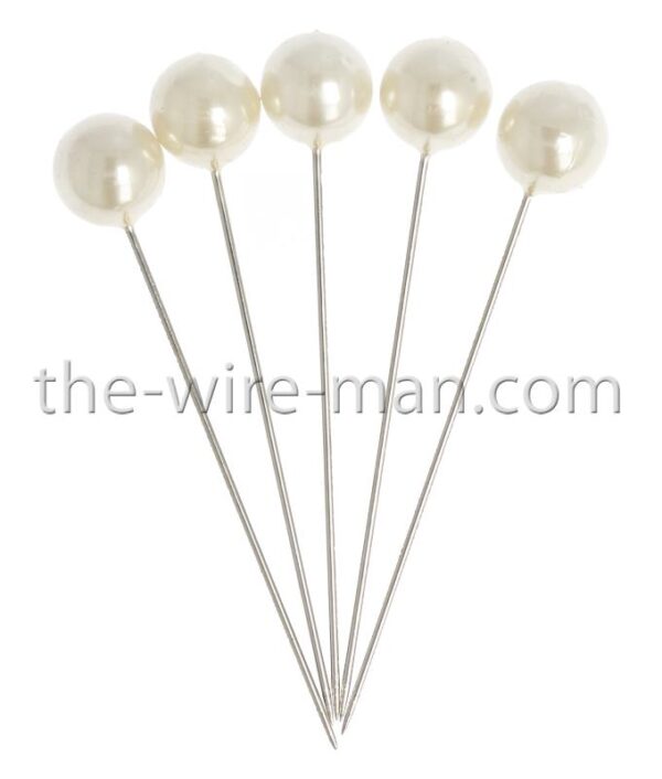 SPILLI PERLE 60MM D10MM 50PZ. champagne (Cod. 30528-05)
