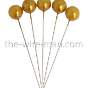 SPILLI PERLE 60MM D10MM 50PZ. oro (Cod. 30528-07)