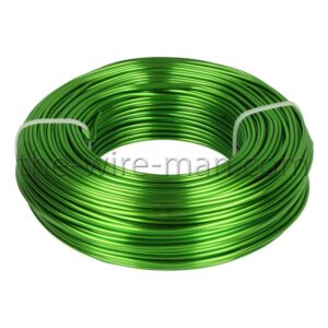 FILO ALLUMINIO LACCATO MM.2 MT.60 500GR verde-mela (Cod. 3576-02)