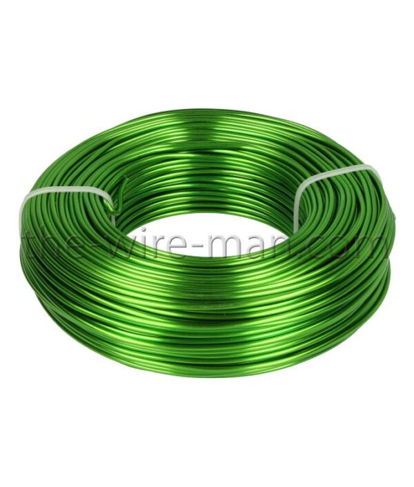FILO ALLUMINIO LACCATO MM.2 MT.60 500GR verde-mela (Cod. 3576-02)