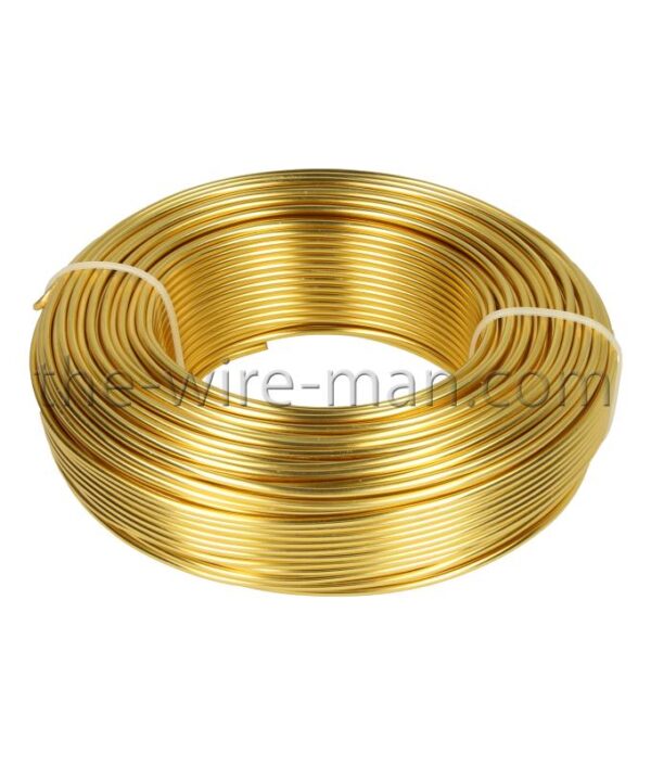 FILO ALLUMINIO LACCATO MM.2 MT.60 500GR oro (Cod. 3576-06)