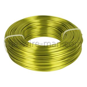 FILO ALLUMINIO LACCATO MM.2 MT.60 500GR limone (Cod. 3576-08)