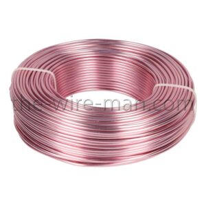 FILO ALLUMINIO LACCATO MM.2 MT.60 500GR rosa (Cod. 3576-11)