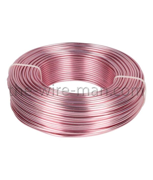 FILO ALLUMINIO LACCATO MM.2 MT.60 500GR rosa (Cod. 3576-11)