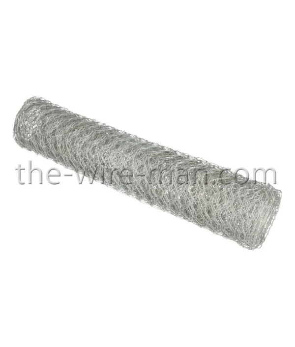 RETE A MAGLIA ESAGONALE  30CM X 3MT argento (Cod. 34452-01)
