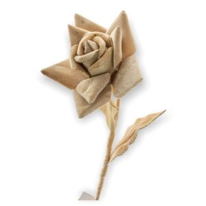 RAMO ROSA VELLUTO CM62 oro (Cod. 34628-02)