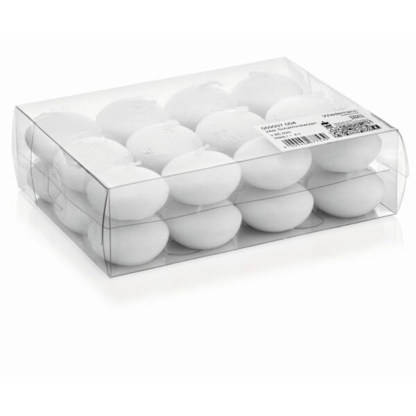 SET 24 PZ. CANDELE GALLEGGIANTI D 4,5 CM bianco (Cod. 34645-02)