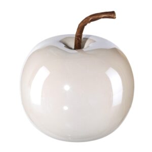 MELA CERAMICA 8X6,5 CM bianco (Cod. 29216-08)
