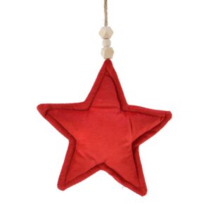 DECORI NATALIZI D'APPENDERE 14x19 CM stella (Cod. 34057-02)
