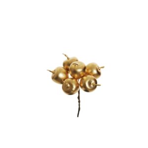SET 12 PZ PICK X6 MELE D.2,5 CM (tot. 72pz) oro (Cod. 30515-02)
