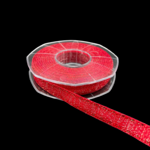 NASTRO RUSTICO LAME' CON IMPUNT. 15 MM 20MT rosso (Cod. 34232-03)