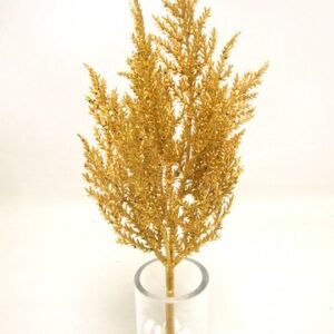 SET 6 PZ RAMO DI CIPRESSO CM33  oro (Cod. 34847-01)