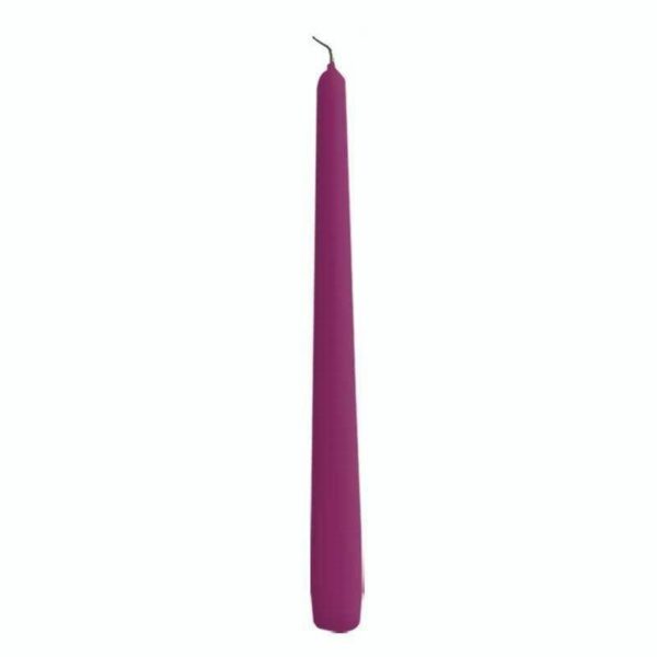 SET 12 CANDELE CONICHE H25 D2,5 CM vinaccia (Cod. 9872-22)