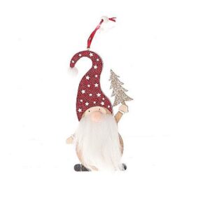 SANTA CLAUS SKOGI DA APPENDERE H13,5 CM  (Cod. 34892-01)