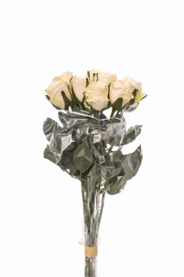 BOUQUET 11 ROSINI CM 38 bianco-03 (Cod. 34943-05)