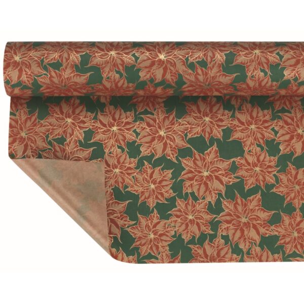 BOBINA CARTA POINSETTIA 0,80X40MT  verde (Cod. 34920-04)