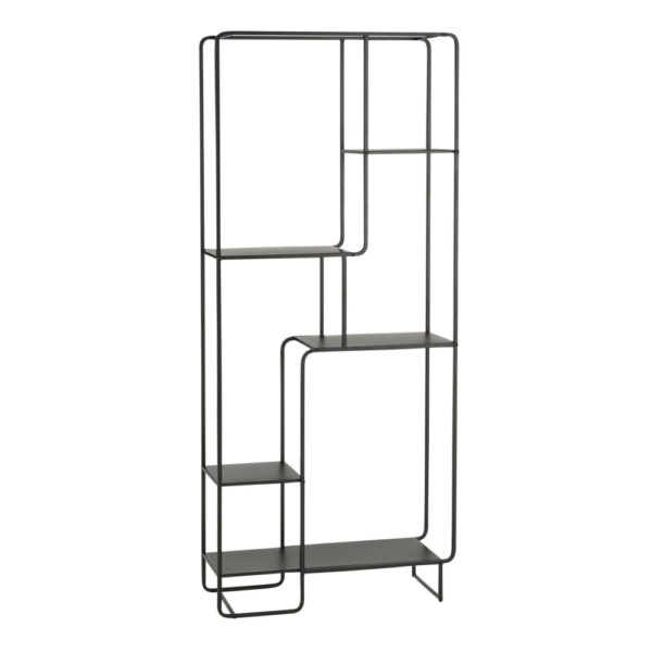 SCAFFALE JULES 76X30 H178 CM nero (Cod. 35301-02)