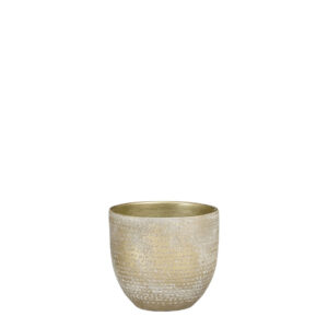 VASO CARRIE H14 D16 CM champagne (Cod. 35306-01)
