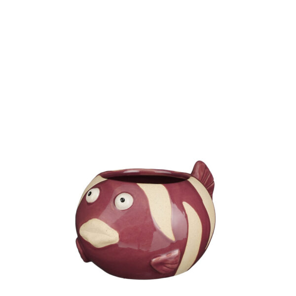 VASO A FORMA DI PESCE 19X13,5 H9,5 CM  (Cod. 35361-01)