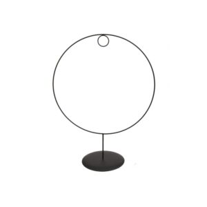 CERCHIO METALLO CON PIEDE D40X51 CM   (Cod. 35270-01)