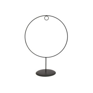 CERCHIO METALLO CON PIEDE D30X41 CM   (Cod. 35271-01)