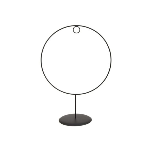 CERCHIO METALLO CON PIEDE D30X41 CM   (Cod. 35271-01)