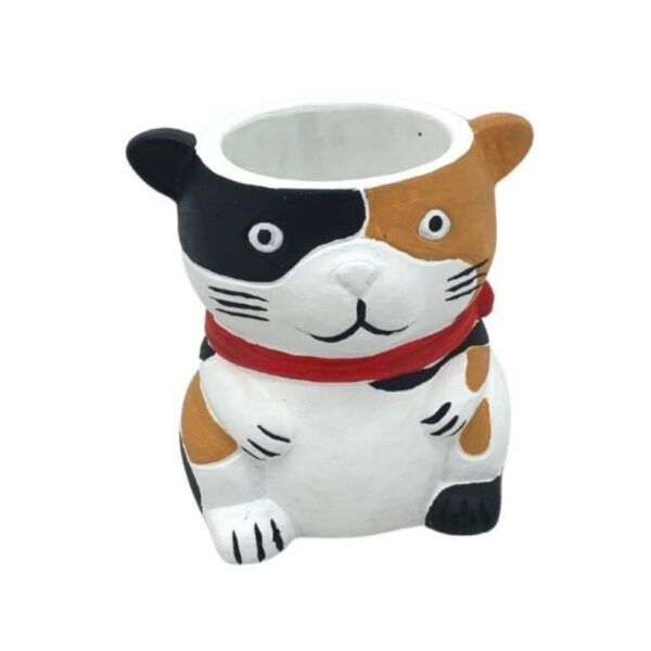 GATTO SEDUTO CERAMICA 11X9,5 H 11,5 CM  (Cod. 35162-01)