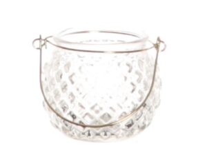 PORTACANDELA DIAMOND D8 H7 CM  (Cod. 35098-01)