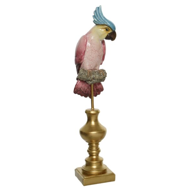 PAPPAGALLO POLIRESINA 7X9,5 H31,5 CM (1 pz) rosa (Cod. 35032-01)