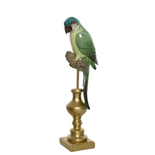 PAPPAGALLO POLIRESINA 7X9,5 H31,5 CM (1 pz) verde (Cod. 35032-02)