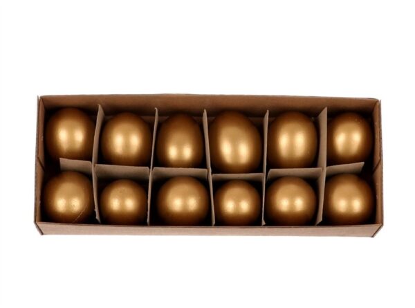 SET 12 PZ UOVA ORO  (Cod. 35447-01)