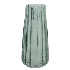 VASO VETRO D10 H21,5CM verde- (Cod. 35039-02)